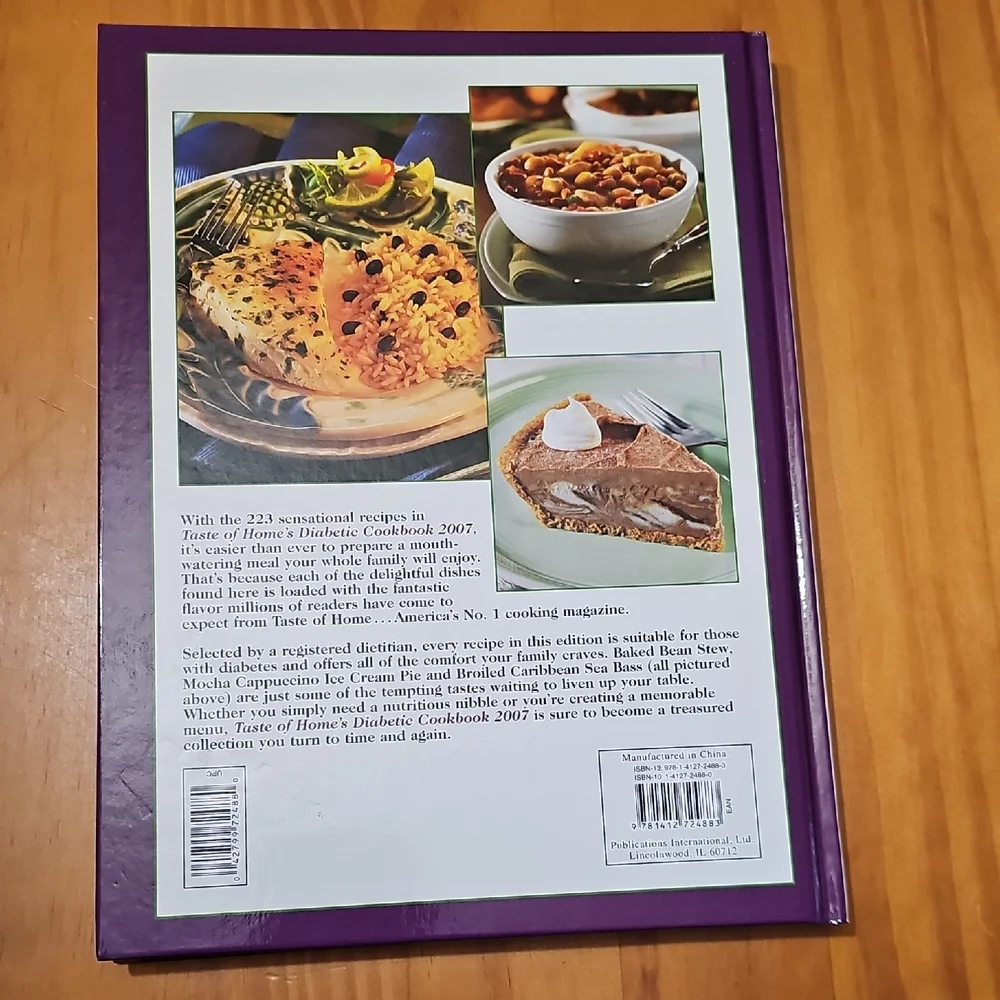 Taste of Home Diabetic Cookbook 2007